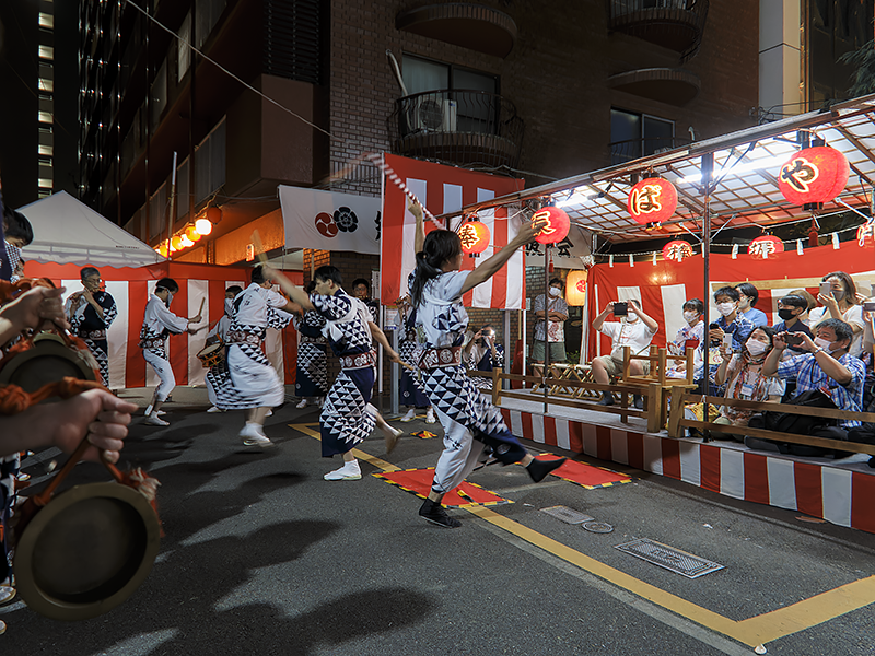 祇園祭 宵々山 綾傘鉾 棒振り囃子