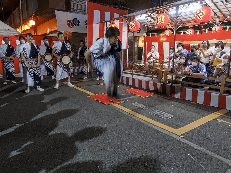 祇園祭 宵々山 綾傘鉾 棒振り囃子