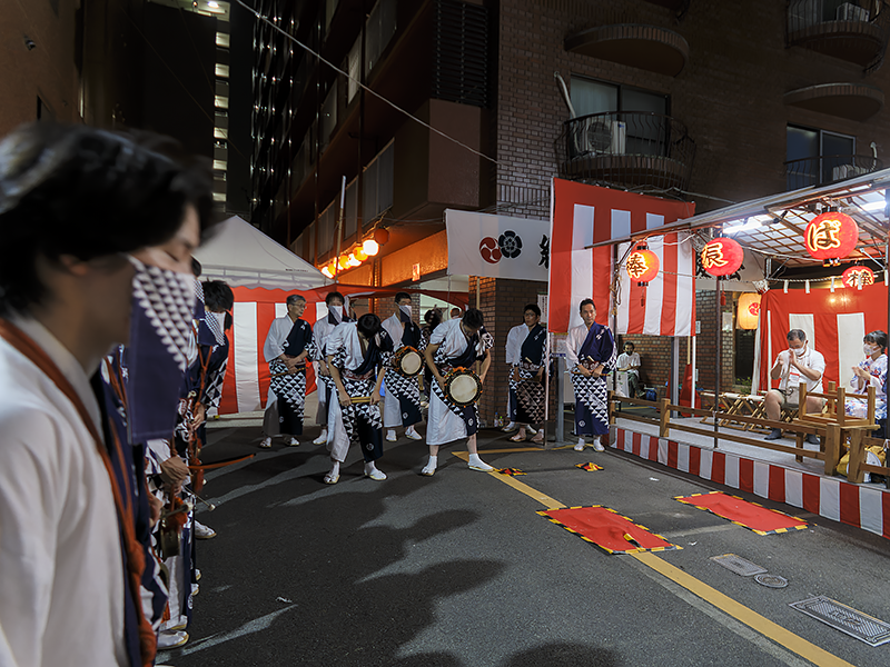 祇園祭 宵々山 綾傘鉾 棒振り囃子